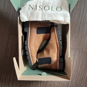 Nisolo Men's Tan Go-To Chelsea Boot 2.0 in Tobacco